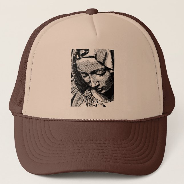CASQUETTE VIERGE MARIE PIETA (Devant)