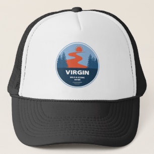 Casquette Vierge sauvage et rivière Pittoresque Utah
