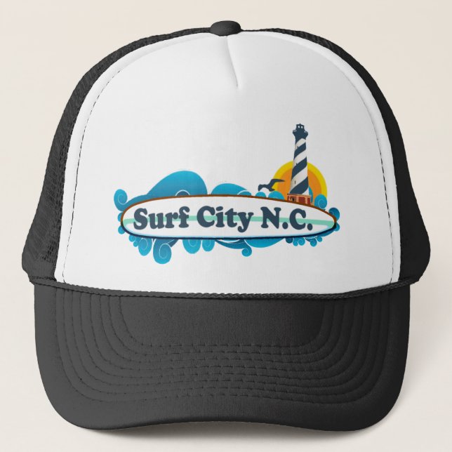 Casquette Ville de surf (Devant)