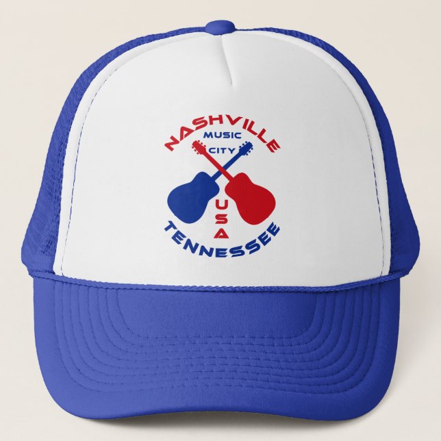 Casquette Ville Etats-Unis de musique de Nashville, (Devant)