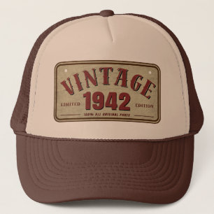 Casquette Vintage 1942 Limited Edition Toutes les pièces d'o