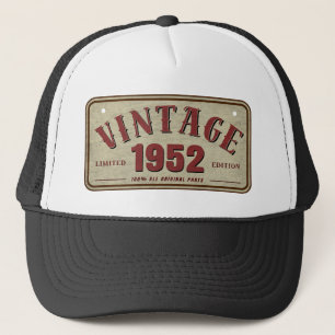 Casquette Vintage 1952 Edition Limitée Toutes les pièces d'o