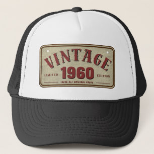 Casquette Vintage 1960 Edition Limitée Toutes les pièces d'o