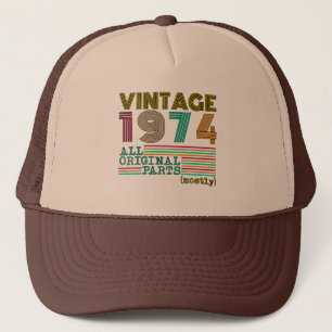 Casquette Vintage 1974 - Toutes les pièces originales (surt