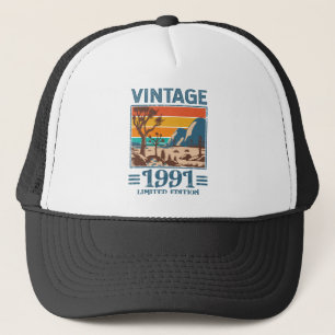 Casquette Vintage 1991 Fabriqué en 1991 30e anniversaire