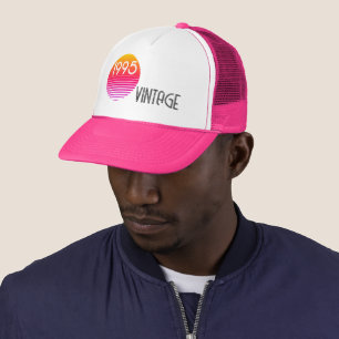 Casquette Vintage 1995 Neon Retro Stripe Soleil 30e annivers