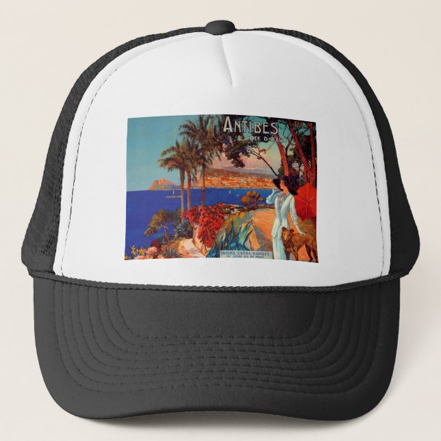Casquette Vintage Antibes Côte d'Azur (Devant)