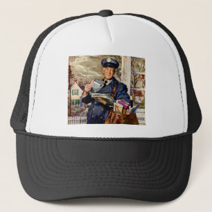 Casquette Vintage Business, Mailman Livrant des lettres