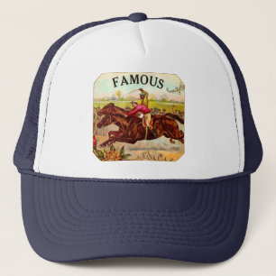 Casquette Vintage course de cheval Frissons de la course