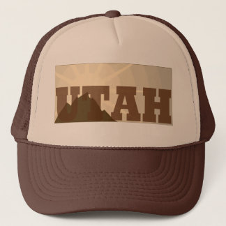 Casquette vintage de camionneur de l'Utah