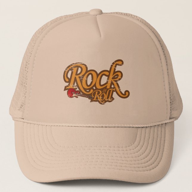 Casquette vintage de conception - rock (Devant)