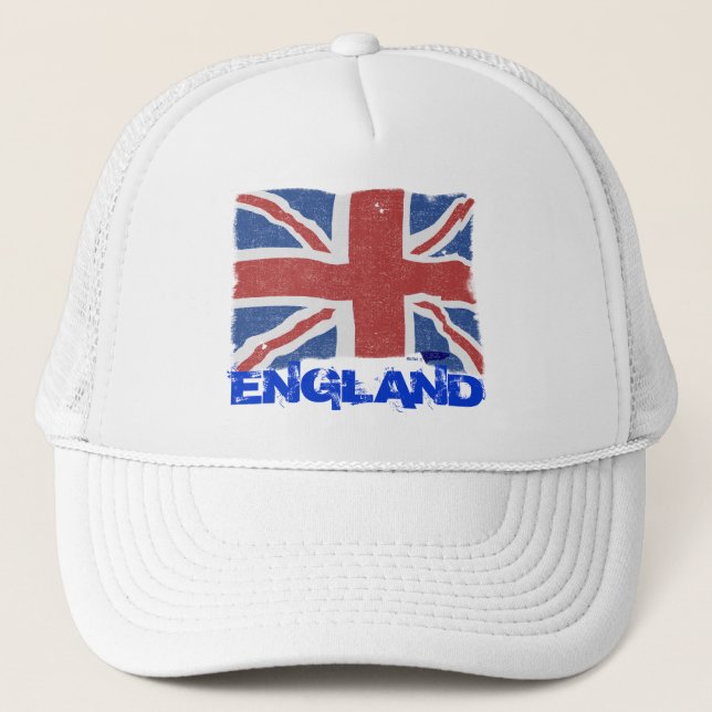 Casquette vintage de drapeau de l'Angleterre (Devant)