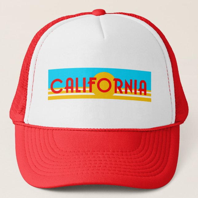 Casquette vintage de la Californie des années 1980 (Devant)