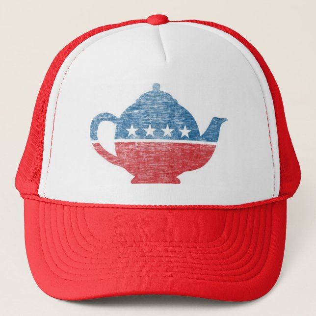 Casquette vintage de mouvement de thé (Devant)