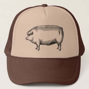 Casquette vintage de porc