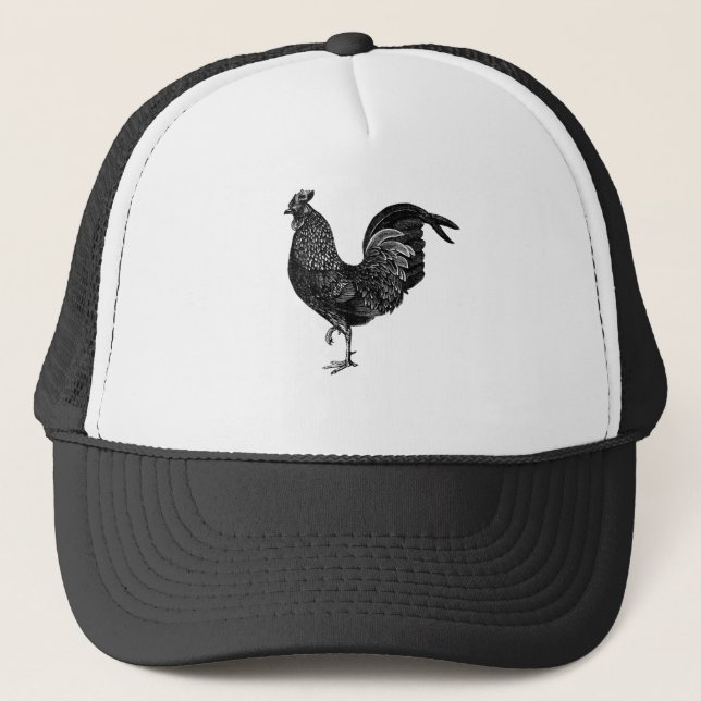 Casquette vintage de poulet (Devant)