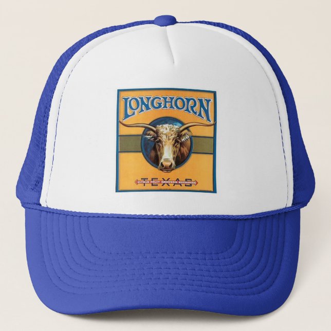 Casquette vintage d'image du Texas Longhorn (Devant)
