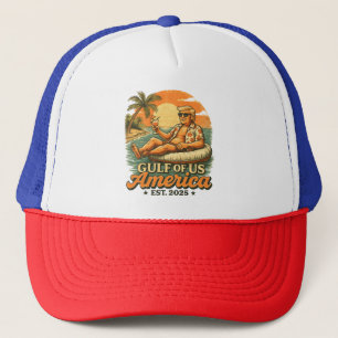 Casquette Vintage drôle Trump Amérique du Golfe 2025