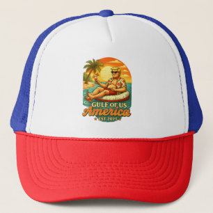 Casquette Vintage drôle Trump Amérique du Golfe 2025