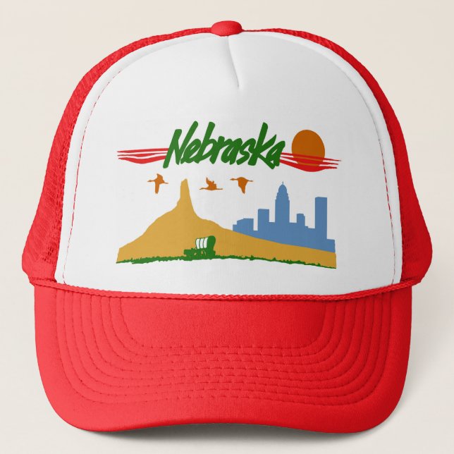 Casquette vintage du Nébraska (Devant)