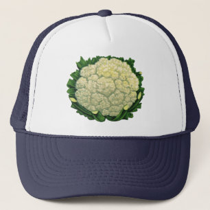 Casquette Vintage Food Vegetables Veggies Cauliflower