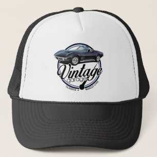 Casquette Vintage Garage Black Corvette