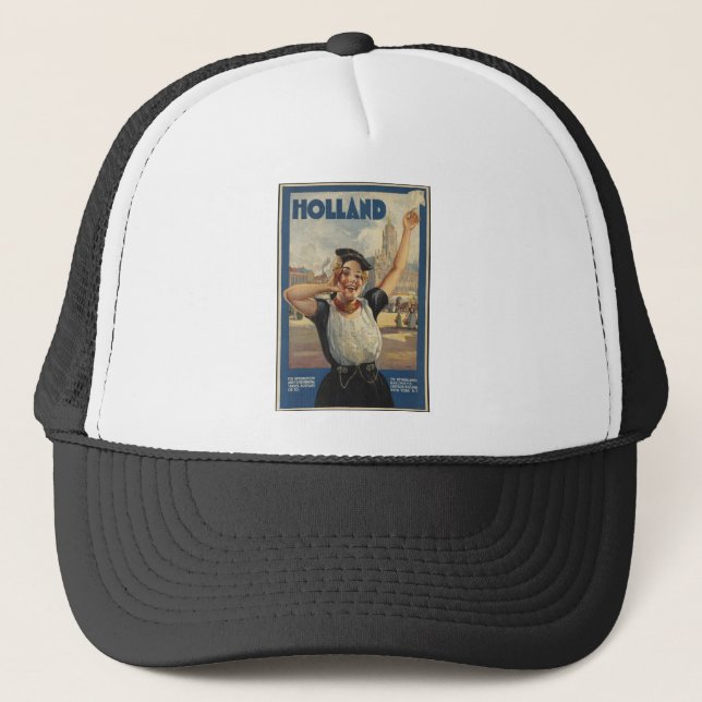 Casquette Vintage Holland Air Travel (Devant)