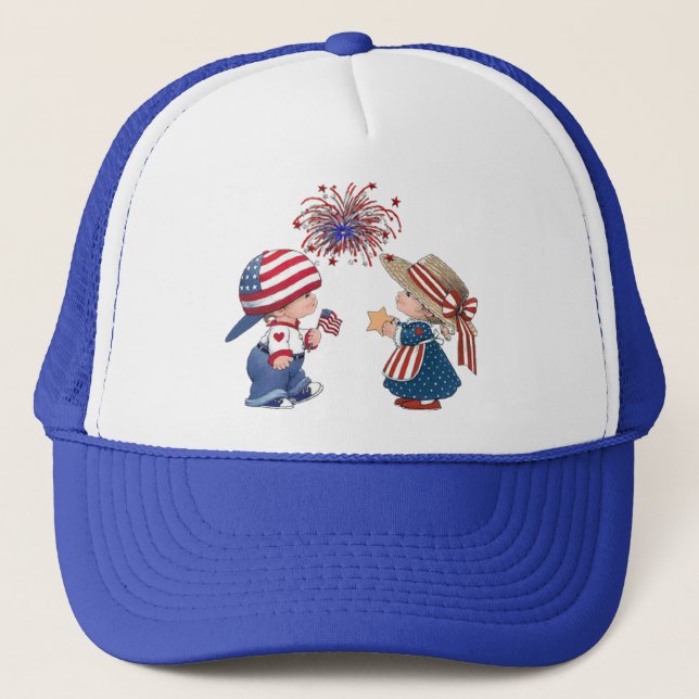 Casquette Vintage Joyeux anniversaire Amérique (Devant)