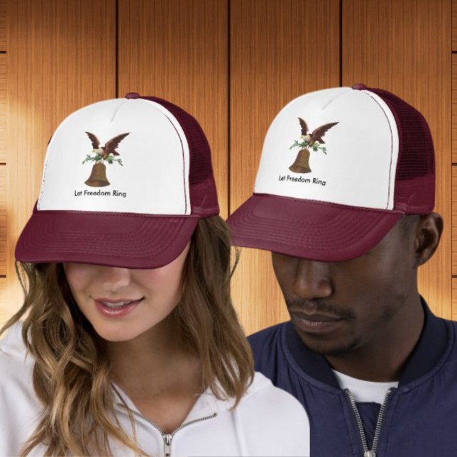 Casquette Vintage Laisser la liberté (Vintage Let Freedom Ring Trucker Hat)