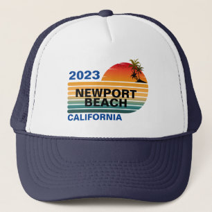 CASQUETTE VINTAGE RÉTRO SUR MESURE NEWPORT BEACH CALIFORNIE
