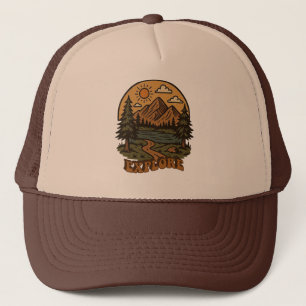Casquette Vintage/rustique exploration de la nature en plein