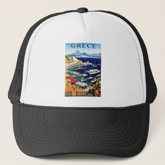 Casquette Vintage voyage Athènes Grèce (Devant)