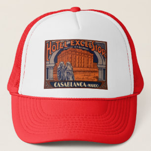 Casquette Vintage voyage, Casablanca au Maroc, Afrique