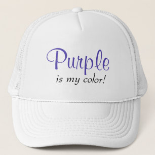 Casquette Violet Est Ma Couleur Féminin