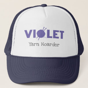 Casquette Violet Yarn Hoarder