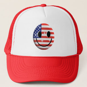 Casquette visage de drapeau