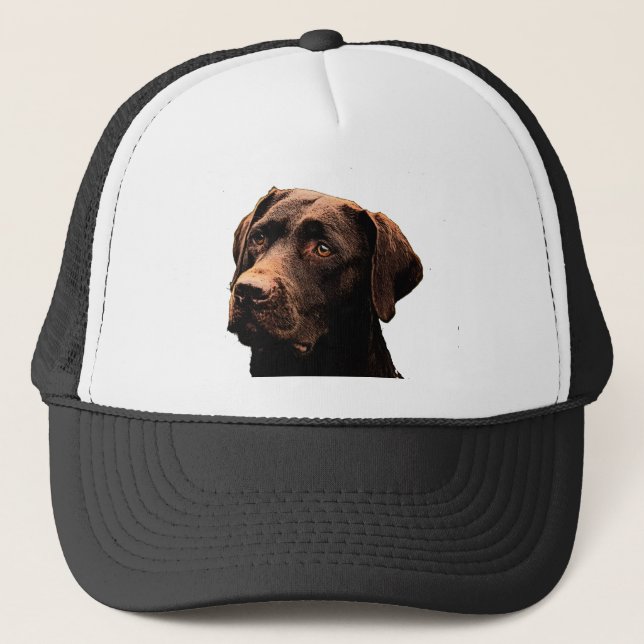 Casquette visage de laboratoire de chocolat (Devant)