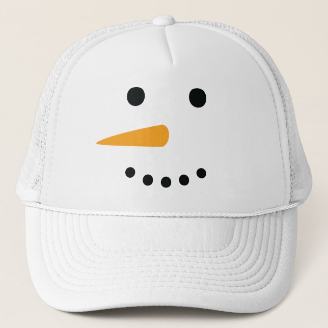Casquette Visage de neige (Devant)