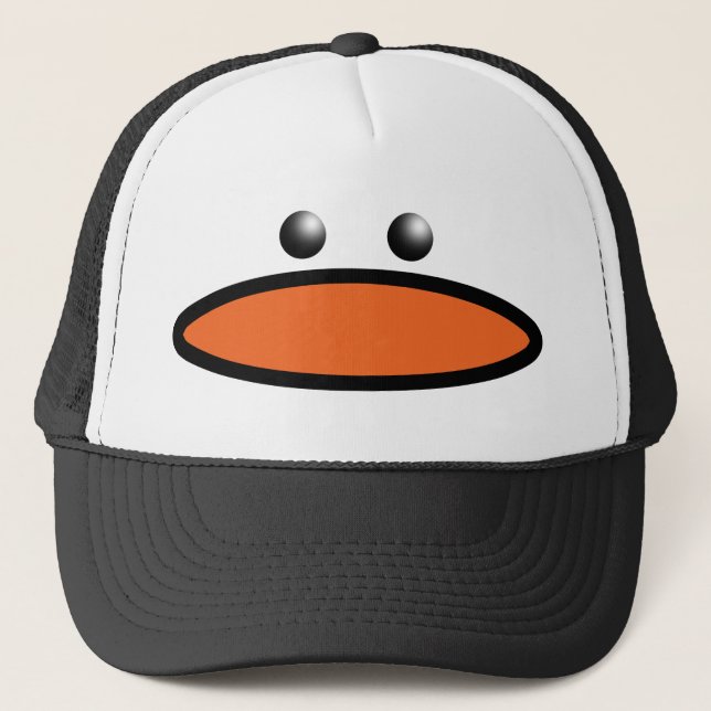 Casquette Visage de pingouin (Devant)