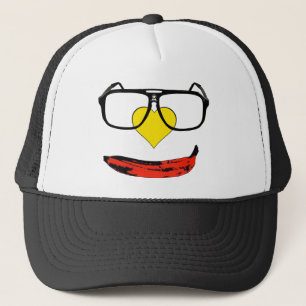 Casquette Visage heureux d'art de bruit de Valentine