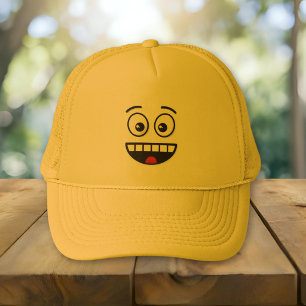 Casquette Visage souriant avec bouche ouverte