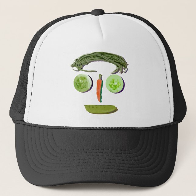 Casquette Visage végétarien (Devant)