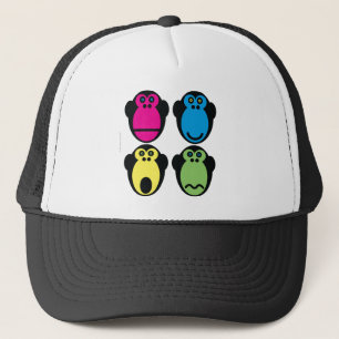 Casquette Visages de singes