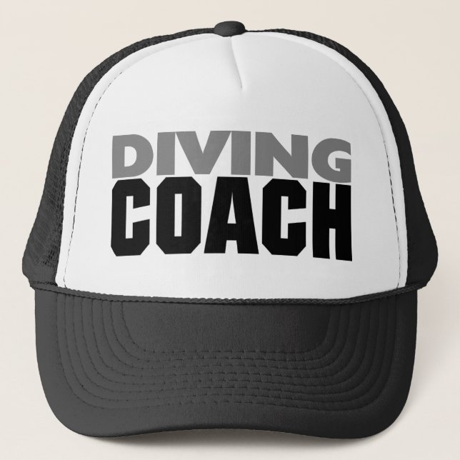 Casquette Vitesse d'entraîneur de plongée (Devant)