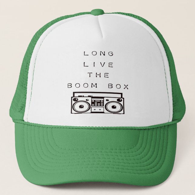 Casquette Vivent longtemps le Boîte-Casquette de boom (Devant)