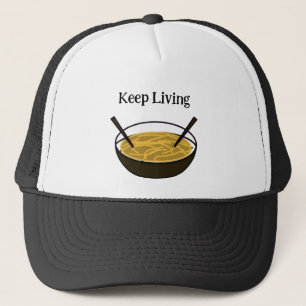 Casquette Vivez – Conception de dessins animés positifs et m