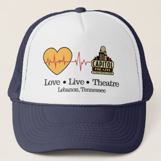 Casquette Vivez et respirez le chapeau de boule de théâtre