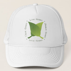 Casquette Vivez vert, vert d'amour, vert de pensée, vert de