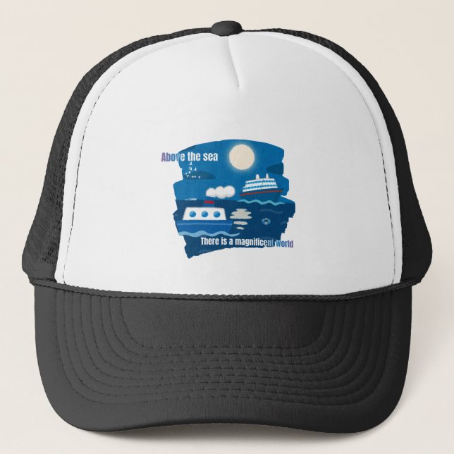 Casquette Voilier, Soar, Dream : Le monde magnifique de la m (Devant)