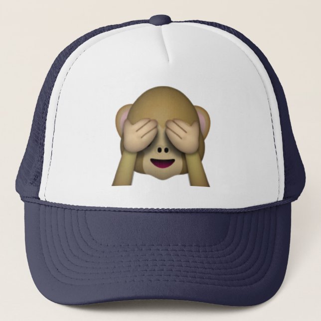 Casquette Voir No Evil Monkey - Emoji (Devant)